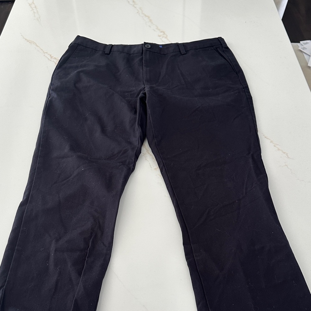 Izod Dress Pants 38x32 Dark Navy